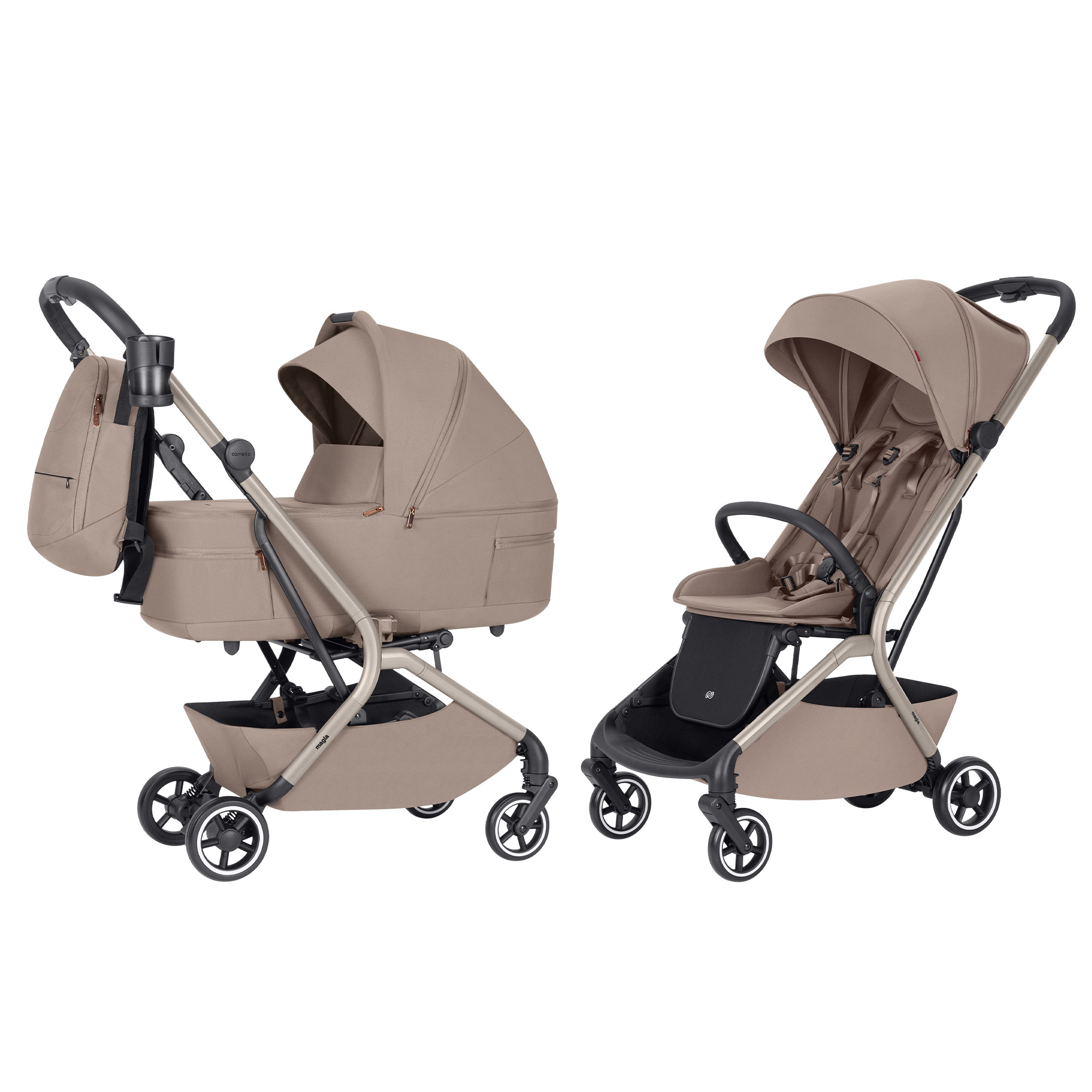 Коляска універсальна Magia CRL-6555 (2in1) Malted Green, Carrello